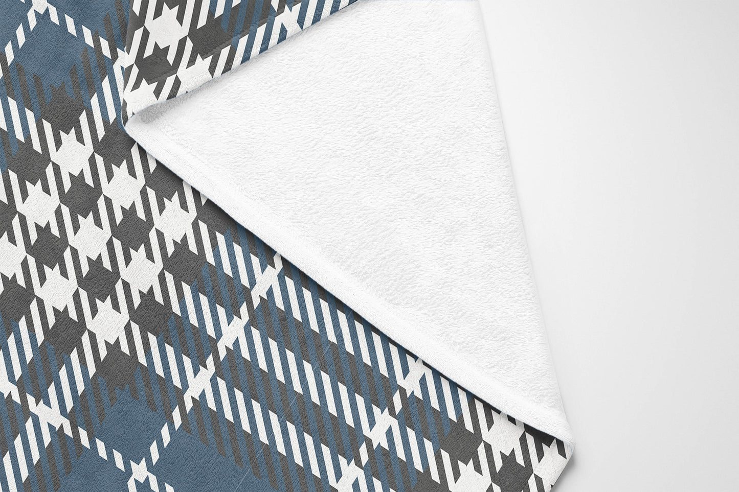 Christopher Plaid Velveteen Fleece Blanket
