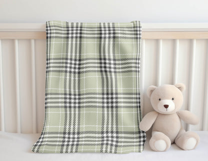 Christopher Plaid Velveteen Fleece Blanket