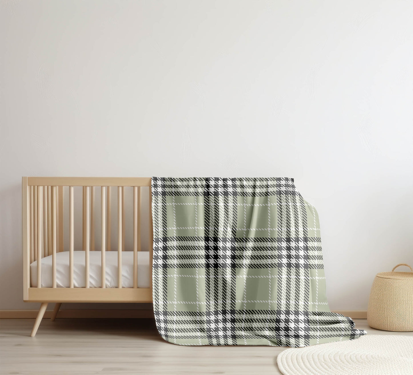 Christopher Plaid Velveteen Fleece Blanket