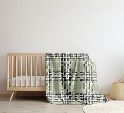 Christopher Plaid Velveteen Fleece Blanket