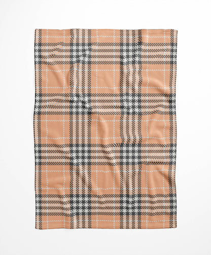 Christopher Plaid Velveteen Fleece Blanket