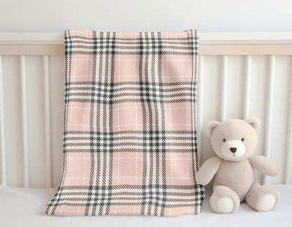 Christopher Plaid Velveteen Fleece Blanket