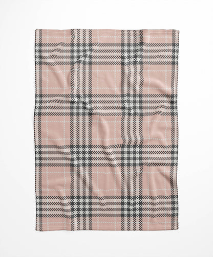 Christopher Plaid Velveteen Fleece Blanket
