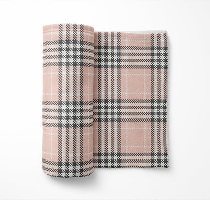 Christopher Plaid Velveteen Fleece Blanket