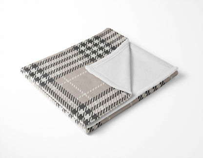 Christopher Plaid Velveteen Fleece Blanket
