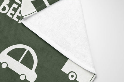 Beep Velveteen Fleece Blanket