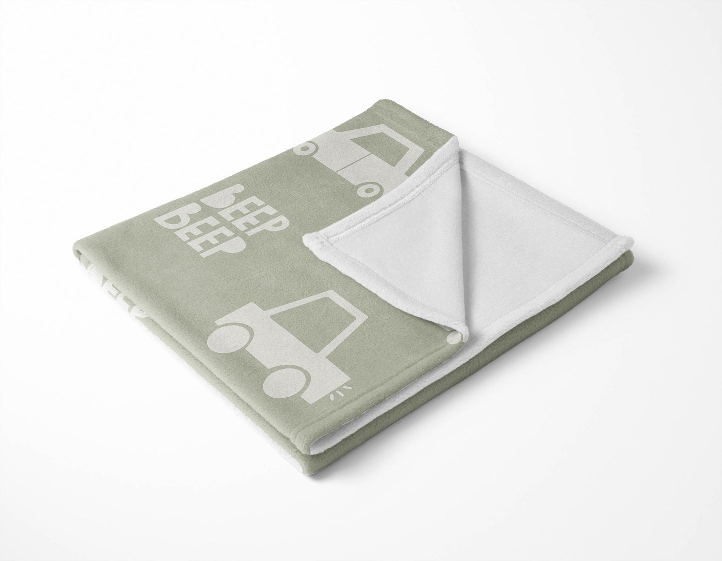 Beep Velveteen Fleece Blanket