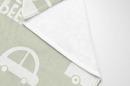 Beep Velveteen Fleece Blanket