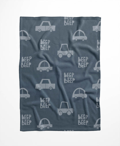 Beep Velveteen Fleece Blanket