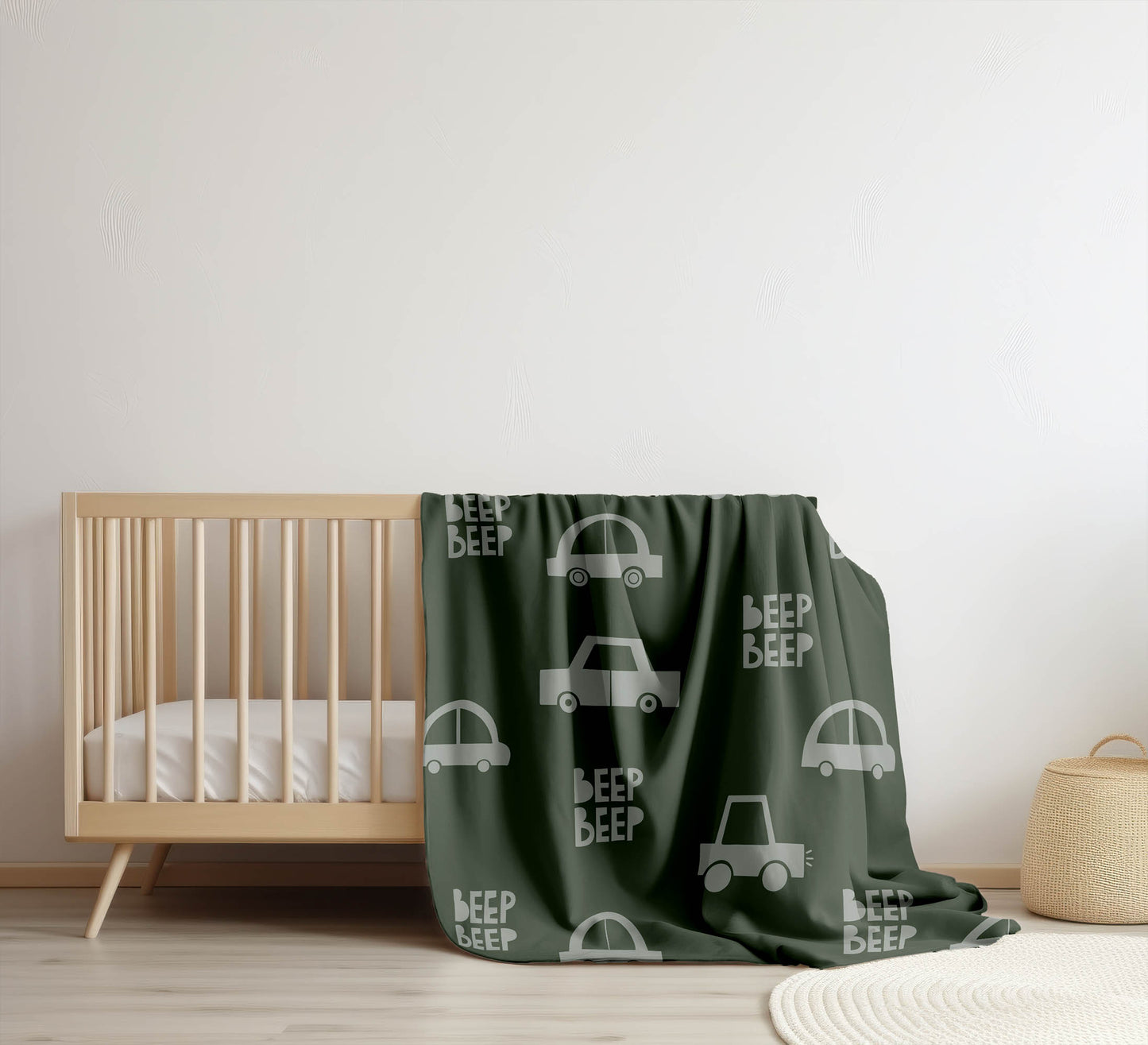 Beep Velveteen Fleece Blanket