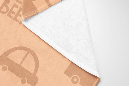 Beep Velveteen Fleece Blanket