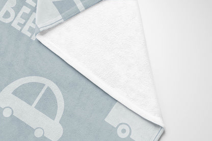 Beep Velveteen Fleece Blanket