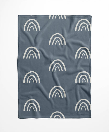 Plain Bows Velveteen Fleece Blanket