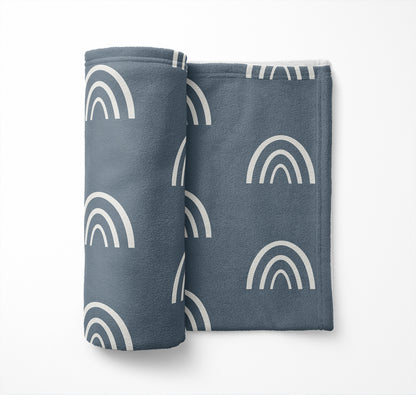 Plain Bows Velveteen Fleece Blanket