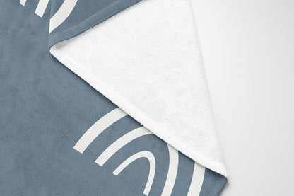 Plain Bows Velveteen Fleece Blanket