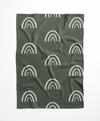 Plain Bows Velveteen Fleece Blanket