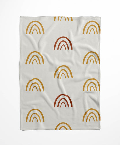 Plain Bows Velveteen Fleece Blanket