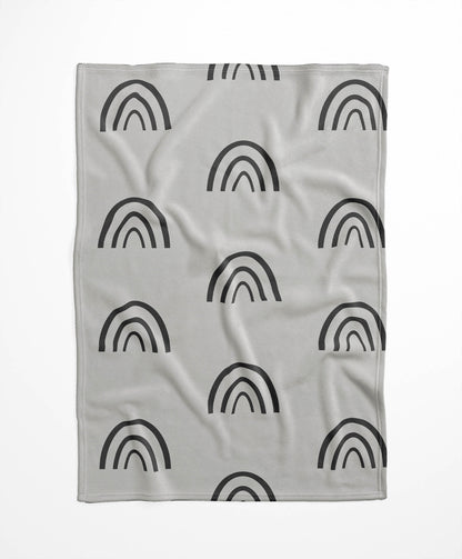 Plain Bows Velveteen Fleece Blanket