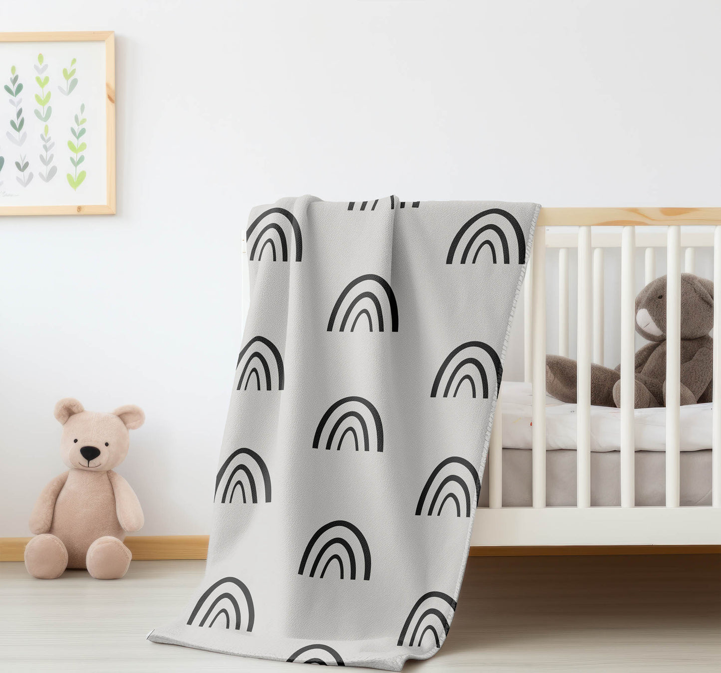 Plain Bows Velveteen Fleece Blanket