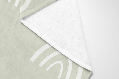Plain Bows Velveteen Fleece Blanket