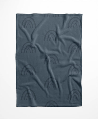 Plain Bows Velveteen Fleece Blanket