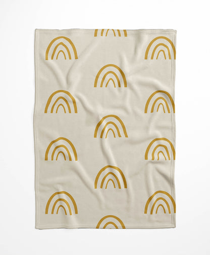 Plain Bows Velveteen Fleece Blanket