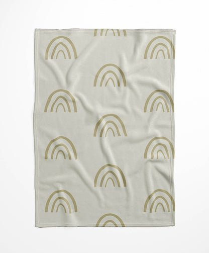 Plain Bows Velveteen Fleece Blanket