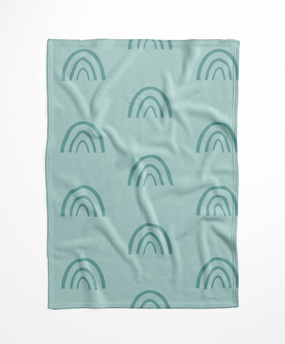 Plain Bows Velveteen Fleece Blanket
