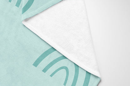 Plain Bows Velveteen Fleece Blanket