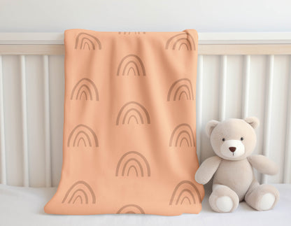 Plain Bows Velveteen Fleece Blanket