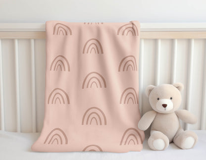 Plain Bows Velveteen Fleece Blanket
