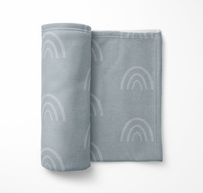 Plain Bows Velveteen Fleece Blanket