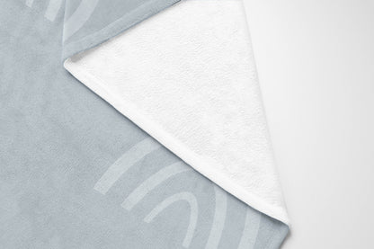 Plain Bows Velveteen Fleece Blanket