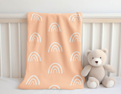 Plain Bows Velveteen Fleece Blanket