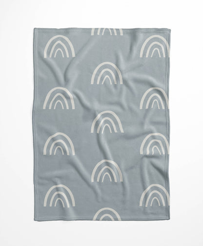 Plain Bows Velveteen Fleece Blanket