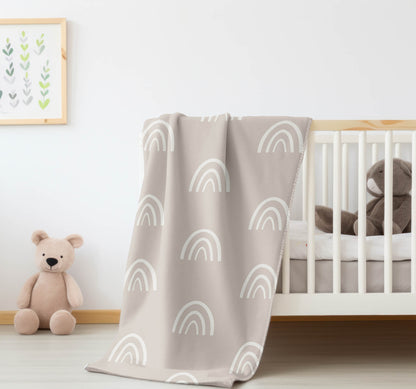 Plain Bows Velveteen Fleece Blanket