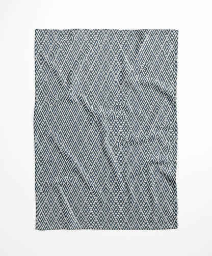 Chevron Spike Velveteen Fleece Blanket