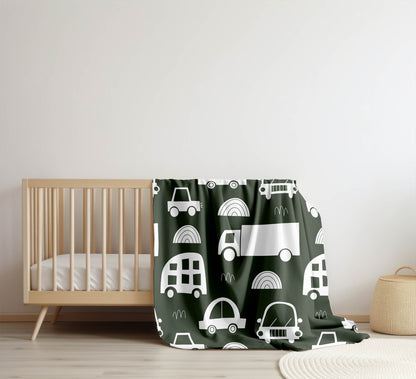 Traffic Velveteen Fleece Blanket