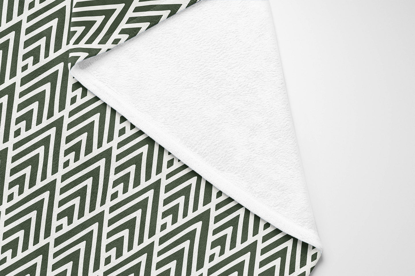 Chevron Spike Velveteen Fleece Blanket