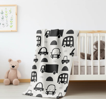 Traffic Velveteen Fleece Blanket