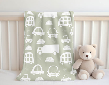 Traffic Velveteen Fleece Blanket