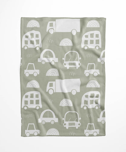 Traffic Velveteen Fleece Blanket