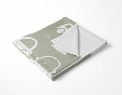 Traffic Velveteen Fleece Blanket