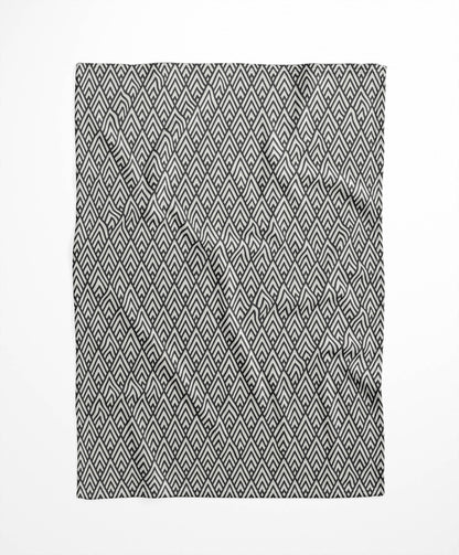 Chevron Spike Velveteen Fleece Blanket
