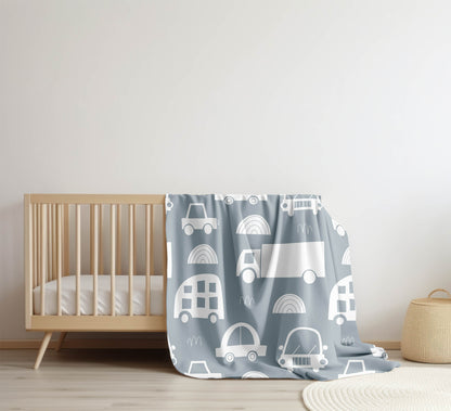 Traffic Velveteen Fleece Blanket