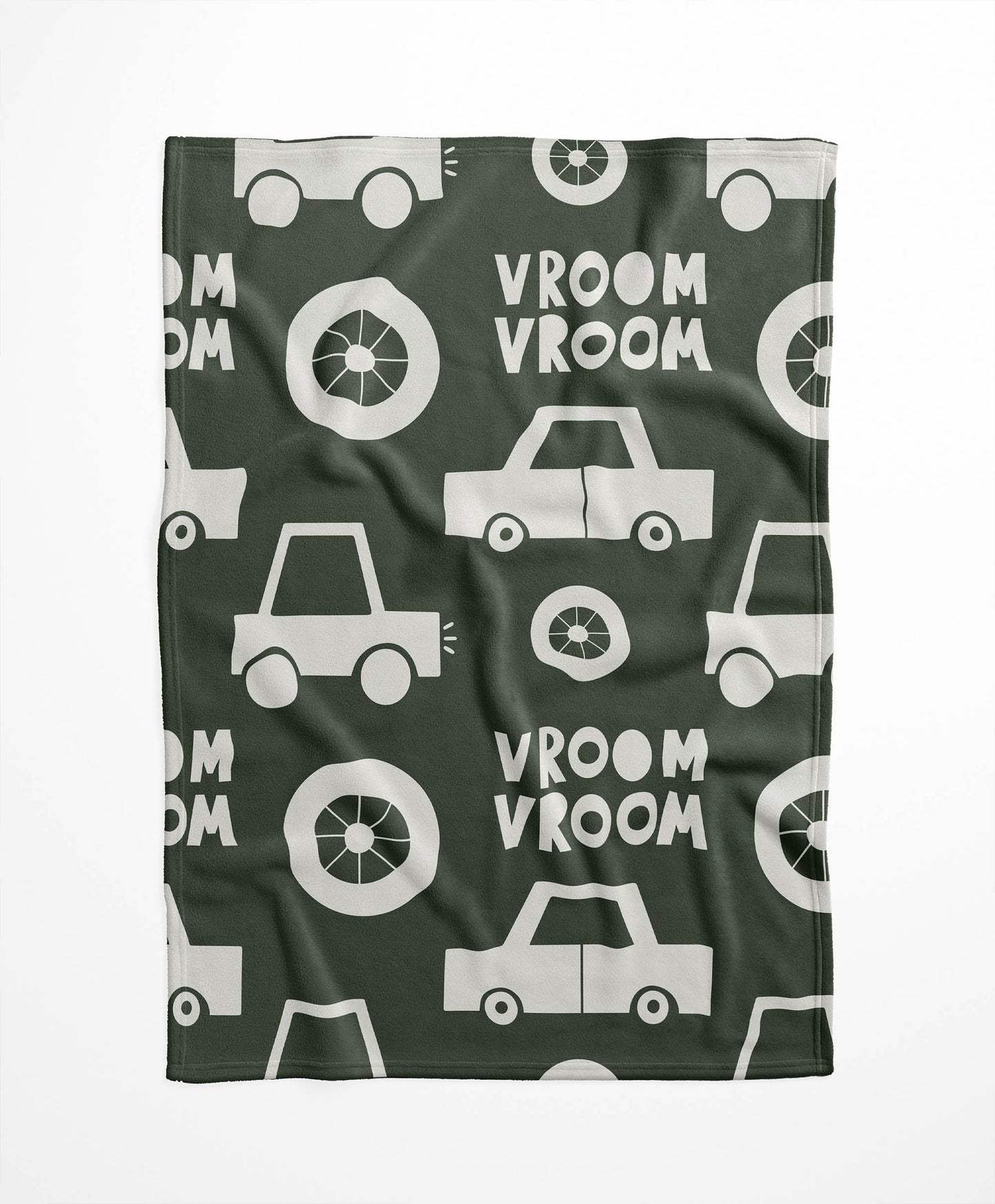 Vroom vroom Velveteen Fleece Blanket