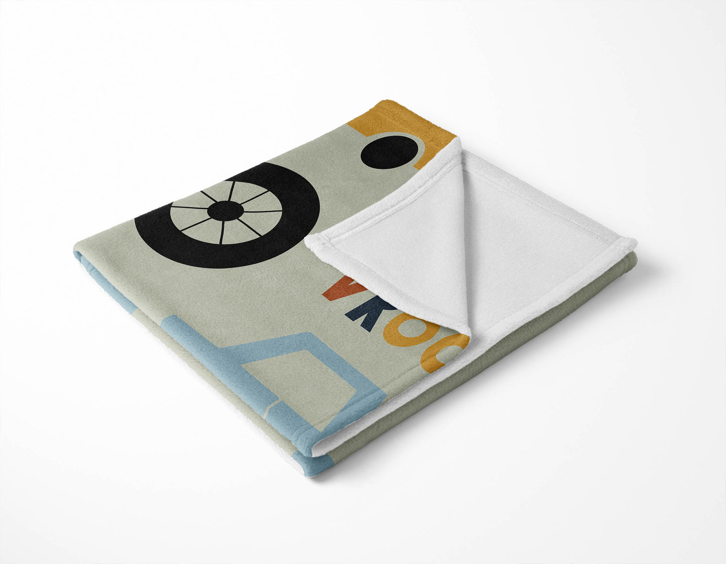Vroom vroom Velveteen Fleece Blanket