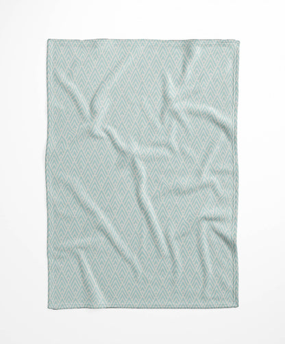 Chevron Spike Velveteen Fleece Blanket
