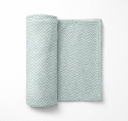 Chevron Spike Velveteen Fleece Blanket