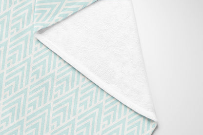 Chevron Spike Velveteen Fleece Blanket